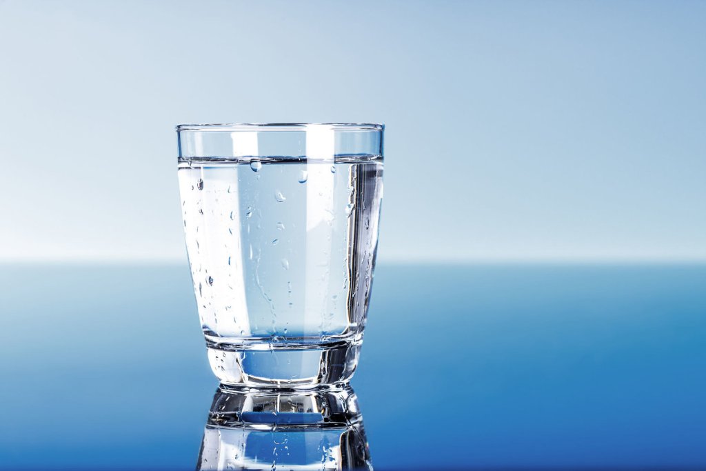 Glass of water